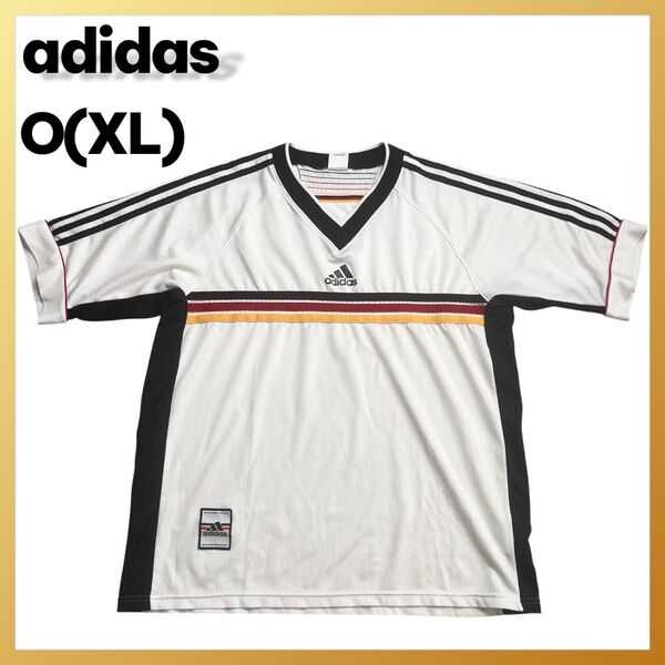 Y2K 90s adidas アディダス DESCENTE デサント ドイツ代表 ゲームシャツ プラクティスシャツ サッカー XL