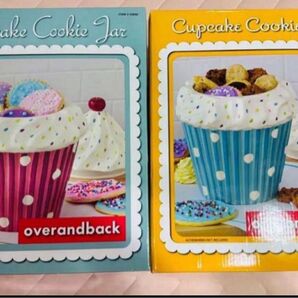 【Cupcake Cookie Jar】クッキージャー陶器製