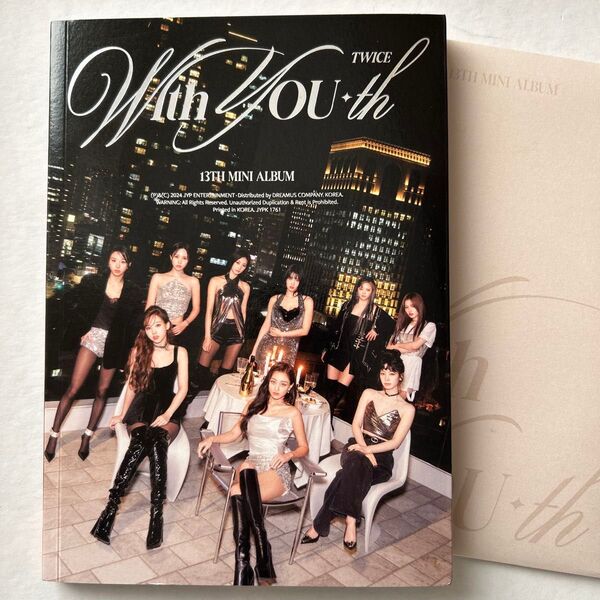 TWICE 13TH MINI ALBUM『With YOU-th』 CD フォトブック glowing ver