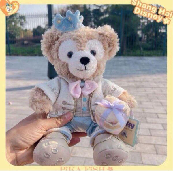 【即発送1*☆正規品】ダッフィー バースデー ぬいぐるみ 上海ディズニー