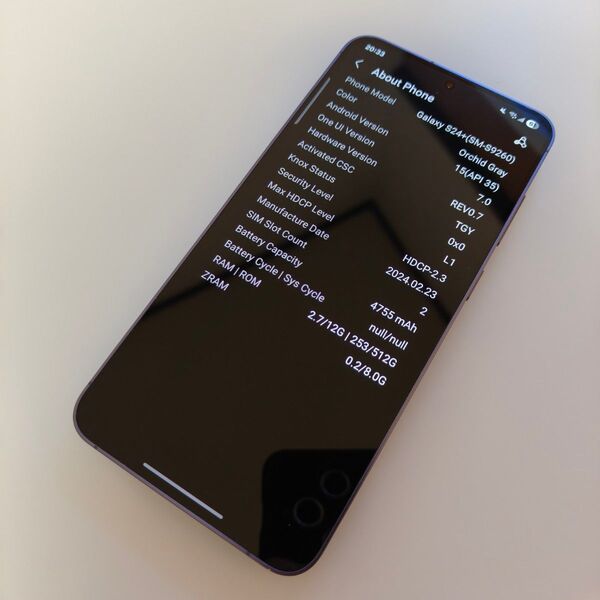 Samsung Galaxy S24+ Plus 12gb/512gb 香港版 物理dualシム 希少美品 激レア おまけあり