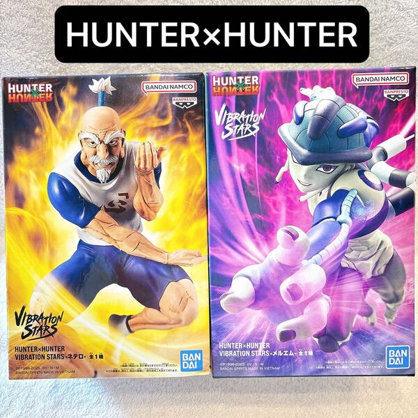 【ネテロ&メルエム】HUNTER×HUNTER ハンターハンター フィギュア VIBRATION STARS 2箱セット