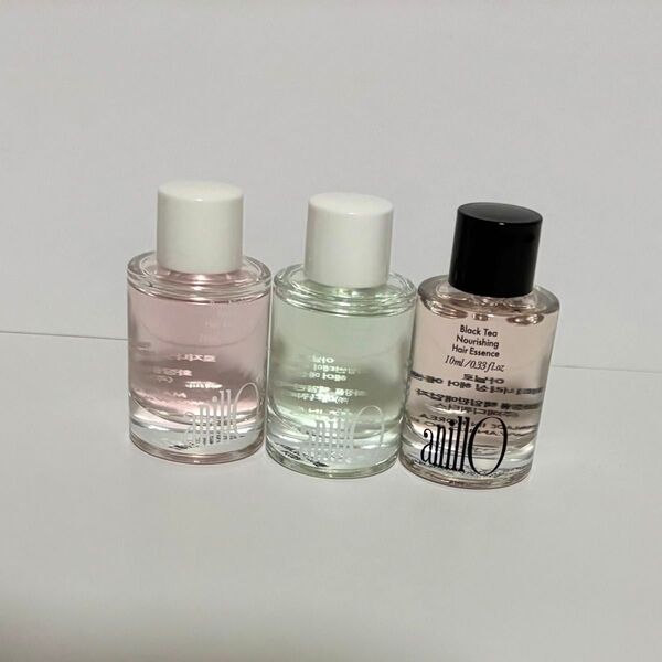 アニーロ anillo ミニエッセンス3種 ヘアエッセンス 10ml ヘアケア ブラックティー ライム ローズムスク