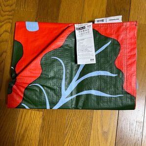 IKEA KLIPSK marimekko キャリーバッグ レッド 未使用 エコバッグ