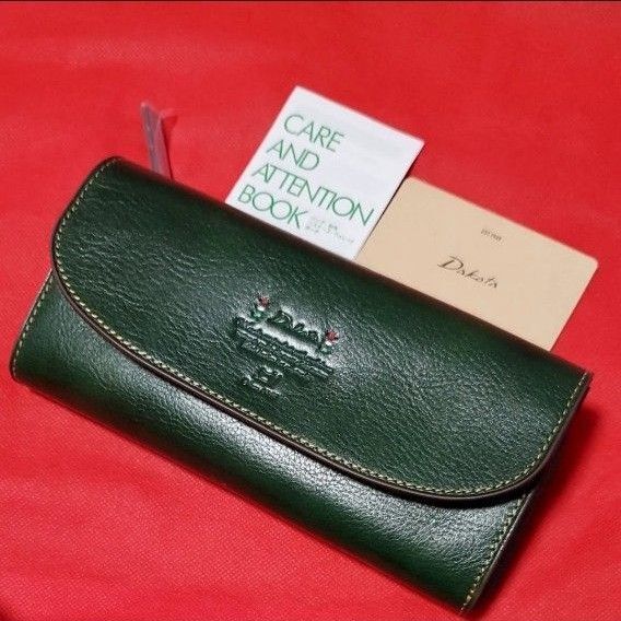 【新品】Dakota トリコローレかぶせL字 牛革長財布
