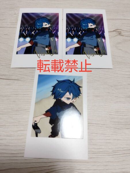CRフェス vanilla ランダムチェキ風カード サイン入り レア ノーマル 3枚セット