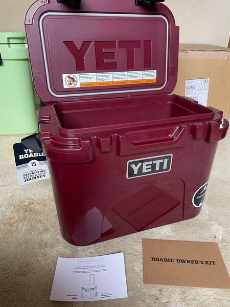 YETI クーラーボックス Roadie 15 イエティー 新品未使用 国内未発売モデル 限定カラー Wild Vine Red