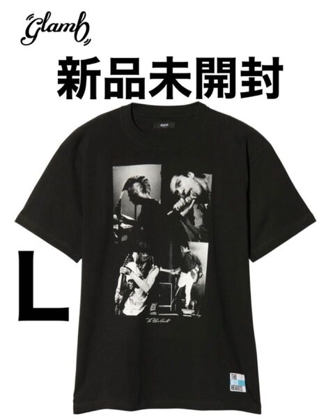glamb THE BLUE HEARTS Tシャツ 黒L 新品未開封 グラム ブルーハーツ 甲本ヒロト 40周年記念限定