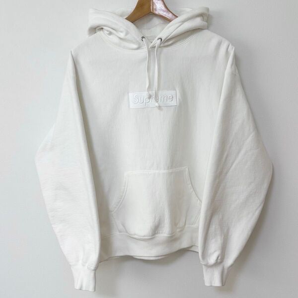 Supreme 23AW Box Logo Hooded Sweatshirt シュプリーム ボックスロゴ パーカー ホワイト