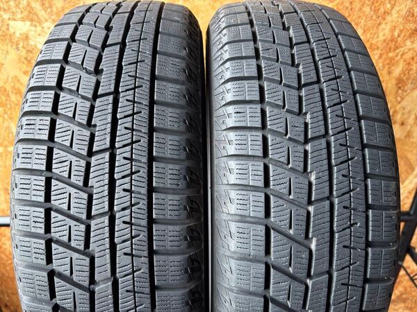 S-465【超バリ山/2021年製造】YOKOHAMA ice GUARD iG60!155/55R14 69Q【2本】程度良好!
