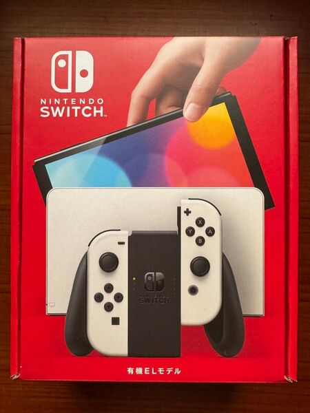 【JoyConほぼ未使用】Nintendo Switch 有機ELモデル ホワイト スイッチ 本体【美品】