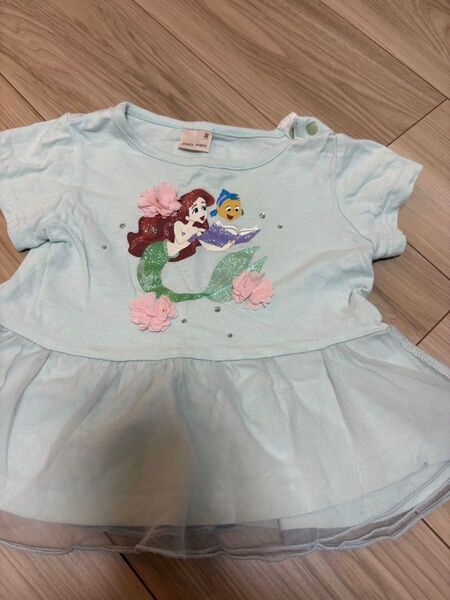 プティマイン ディズニー プリンセス Tシャツ 80センチ
