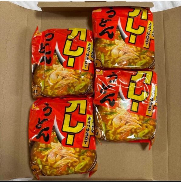 カレーうどん 4袋 マルちゃん 袋麺 インスタント食品 新品 和風麺 袋麺 人気