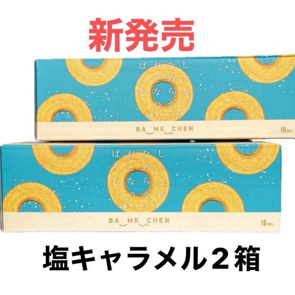 BA_MK_CHEN 塩キャラメル 2箱 焼き菓子 バウムクーヘン