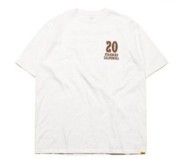 STANDARD CALIFORNIA/スタンダードカリフォルニア SD Logo T White L 20周年記念