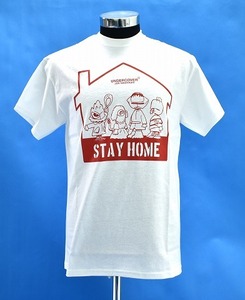 3日間限定！ UNDERCOVER (アンダーカバー) UCY9826 オンライン限定 STAY HOME TEE ステイホーム プリントTシャツ クルーネック半袖T-SHIRT