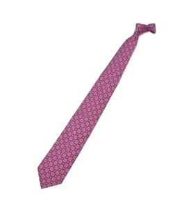 Brooks Brothers (ブルックスブラザーズ) NECK TIE ネクタイ RED×BLUE 総柄 MADE IN USA アメリカ製 米国製 おしゃれ アメトラ