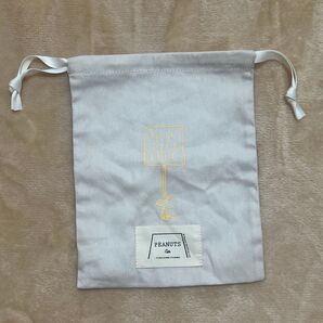 ウッドストック ピーナッツカフェ PEANUTS Cafe 巾着袋 ポーチ