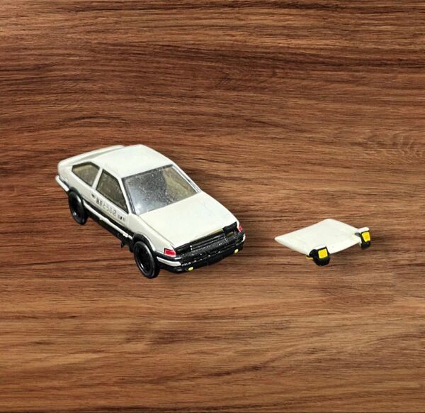 頭文字D スプリンタートレノ ミニカー イニシャルD トヨタ TOYOTA AE86 藤原とうふ店 ミニカー 藤原拓海
