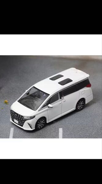 トヨタ TOYOTA アルファード 1/64ミニカー ホワイト 164台座付き ミニカー 最終価格