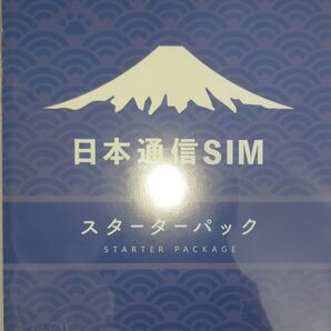 日本通信 SIM スターターパック 1枚 申込期限2025年7月末日