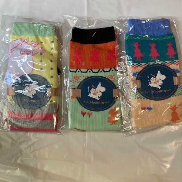 ムーミン MOOMIN ソックス 3足セット