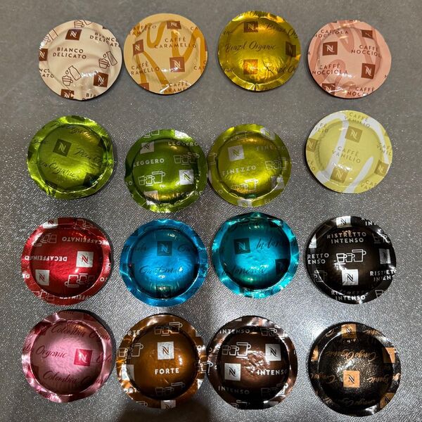 ネスプレッソプロフェッショナル専用ポッド 16種類セット (16杯分)