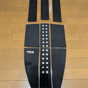 tools デッキパッド 9P ブラック TLS ミッドレングス ロングボード