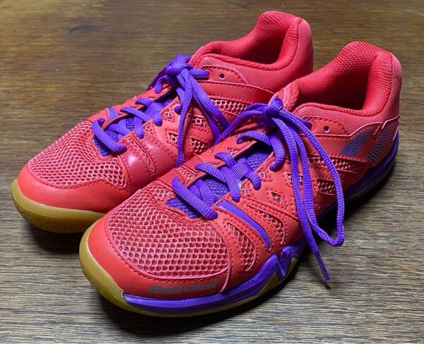 【美品】 BabolaT バドミントン シューズ 23.5cm
