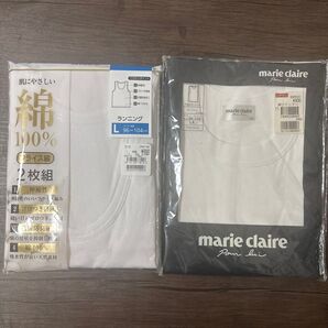 marie claire ランニングシャツ&タンクトップ 2点セット 新品未開封