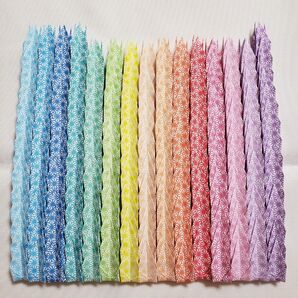 麻の葉柄折り鶴200羽