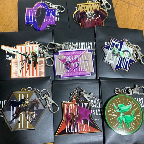 ファイナルファンタジーⅨ 召喚獣アクリルチャーム コンプリートセット キーホルダー
