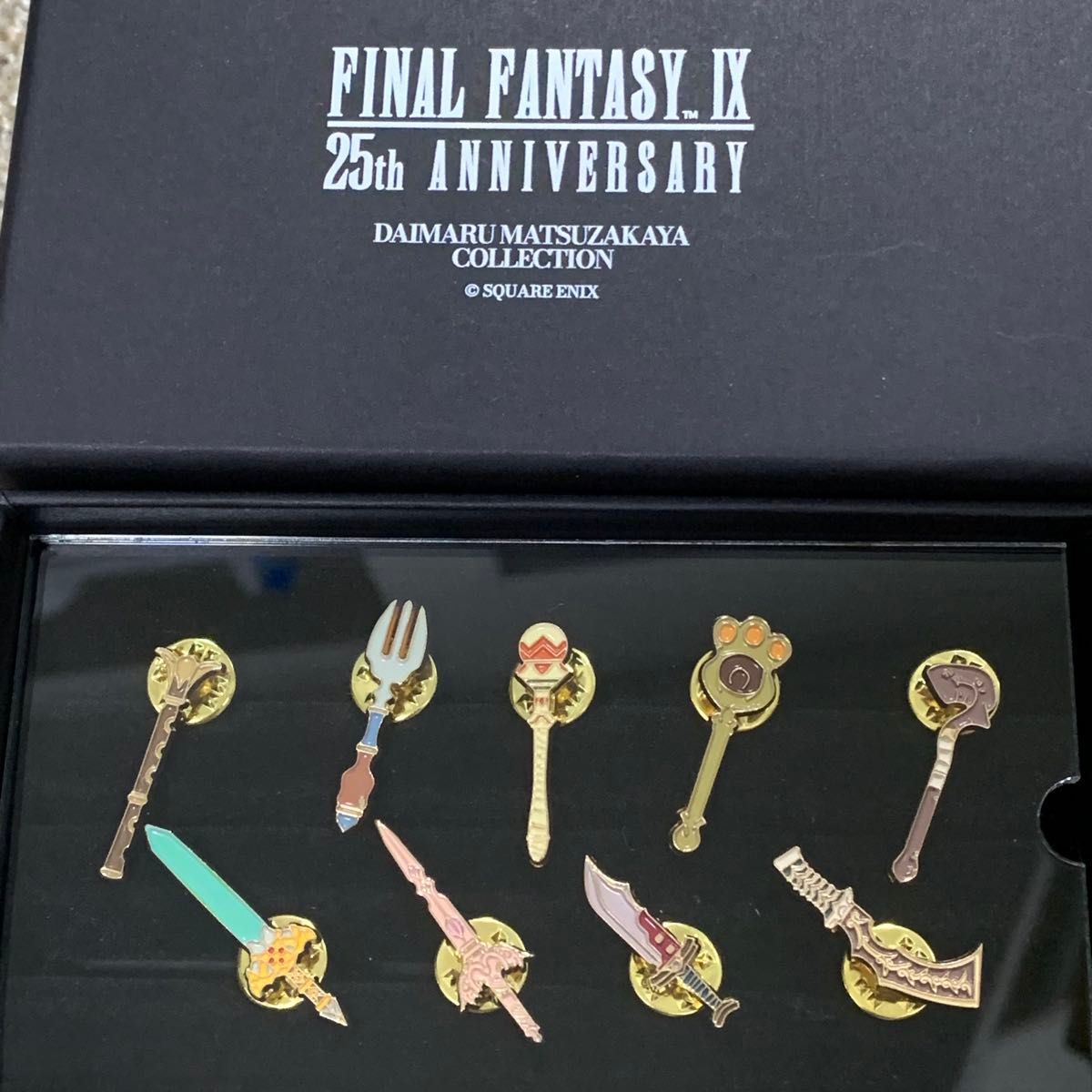 7点セット ファイナルファンタジーⅨ 武器モチーフ ピンバッジ FF9 7点セット ファイナルファンタジーⅨ 武器モチーフ ピンバッジ