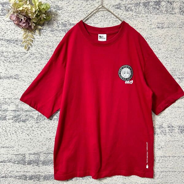 GU 東京リベンジャーズビックTシャツ レッド Sサイズ 半袖 綿100%