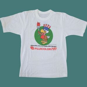 【超希少】1984年 ロサンゼルスオリンピック Tシャツ フジカラー イーグルサム レトロ 未使用 シングルステッチ