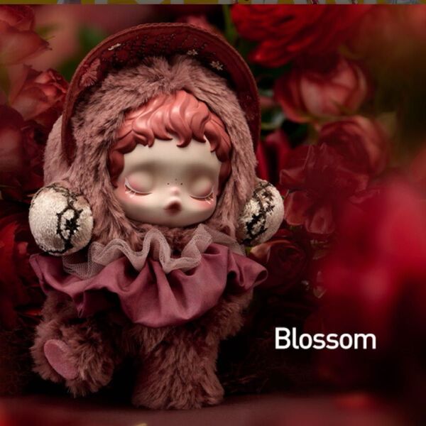 SKULLPANDA L’impressionnisme シリーズぬいぐるみペンダント Blossom
