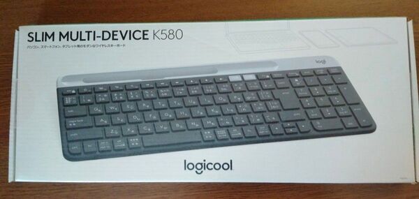 ほぼ未使用☆ロジクール K580 スリムマルチデバイスキーボード K580GR(グラファイト) Keyboard ワイヤレス