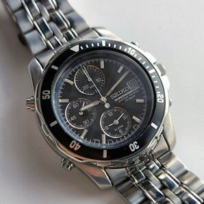 【美品】SEIKO クロノグラフ 腕時計 スピードマスター セイコー プロスペックス PROSPEX SBCL001(ブラック)