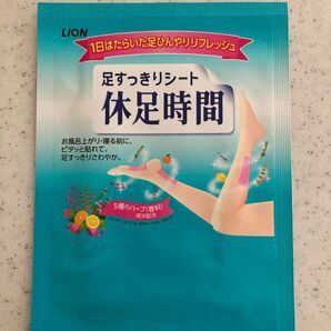 LION 休足時間 足すっきりシート 2枚入