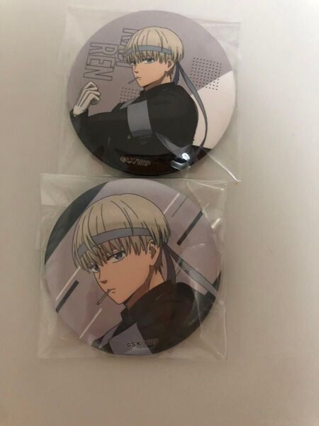 wind breaker 梶蓮 応援団 缶バッジ ウィンブレ