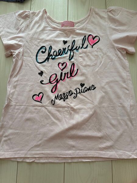 mezzo piano メゾピアノ Tシャツ ピンク 150cm