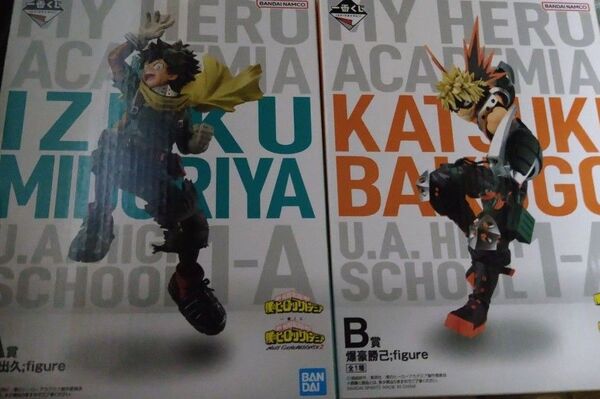 新品未開封!一番くじ 僕のヒーローアカデミア NEXT GENERATIONS!!2 A賞 緑谷出久 B賞 爆豪勝己