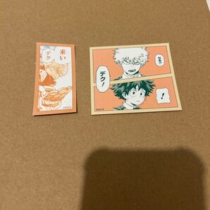 ヒロアカ原画展 コマステッカー 爆豪 緑谷