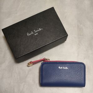 Paul Smith キーケース コインケース ネイビー 美品