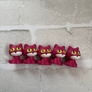 猫 フィギュア 5個セット まとめ売り