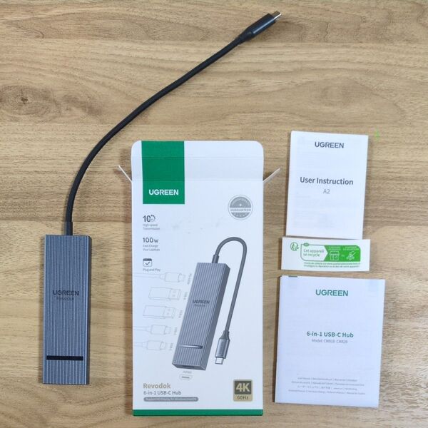 【極美品】UGREEN Revodok 6-in-1 USB-C Hub USBハブ