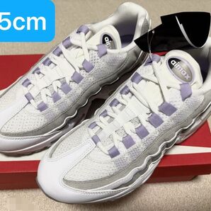 【完売モデル!新品未使用】NIKE WMNS AIR MAX 95 WHITE / HYDRANGEAS 24.5cm ナイキ