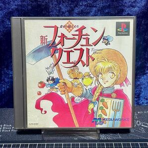 PS1 新 フォーチュン クエスト 食卓の騎士たち 動作○ PlayStation メディアワークス 深澤美潮