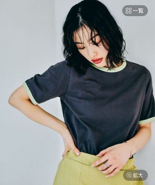 レプシィム LEPSIM レプシム リンガーT tシャツ トップス tee 長袖カットソー 半袖カットソー FREE M