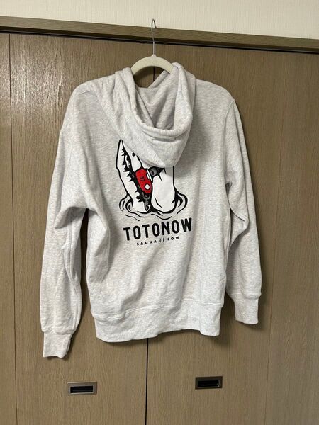 TOTONOW サウナ プルオーバーパーカー グレー M メンズ